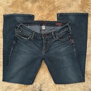 EUC Silver Jeans, Toni Fit/Style, Size 34/33, Dark Wash, No Distressing, Bootcut